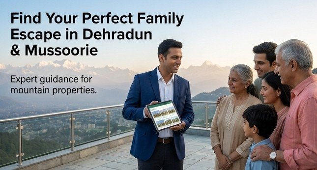 Find your perfect family escape in Dehradun & Mussoorie — expert guidance for mountain properties