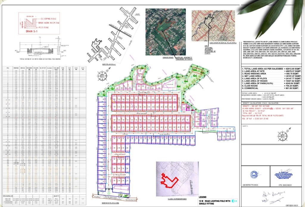 Atulyam Residency approved layout plan